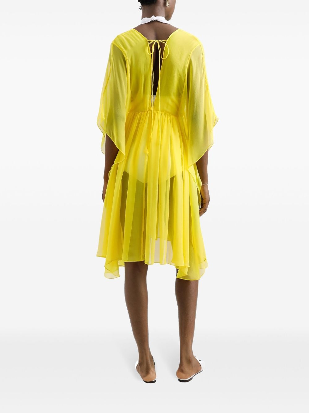 semi-sheer beach dress - 3