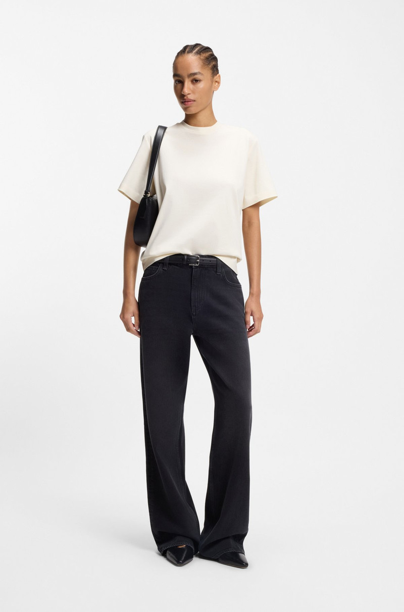 BOSS RELAXED-FIT T-SHIRT IN MERCERIZED COTTON outlook