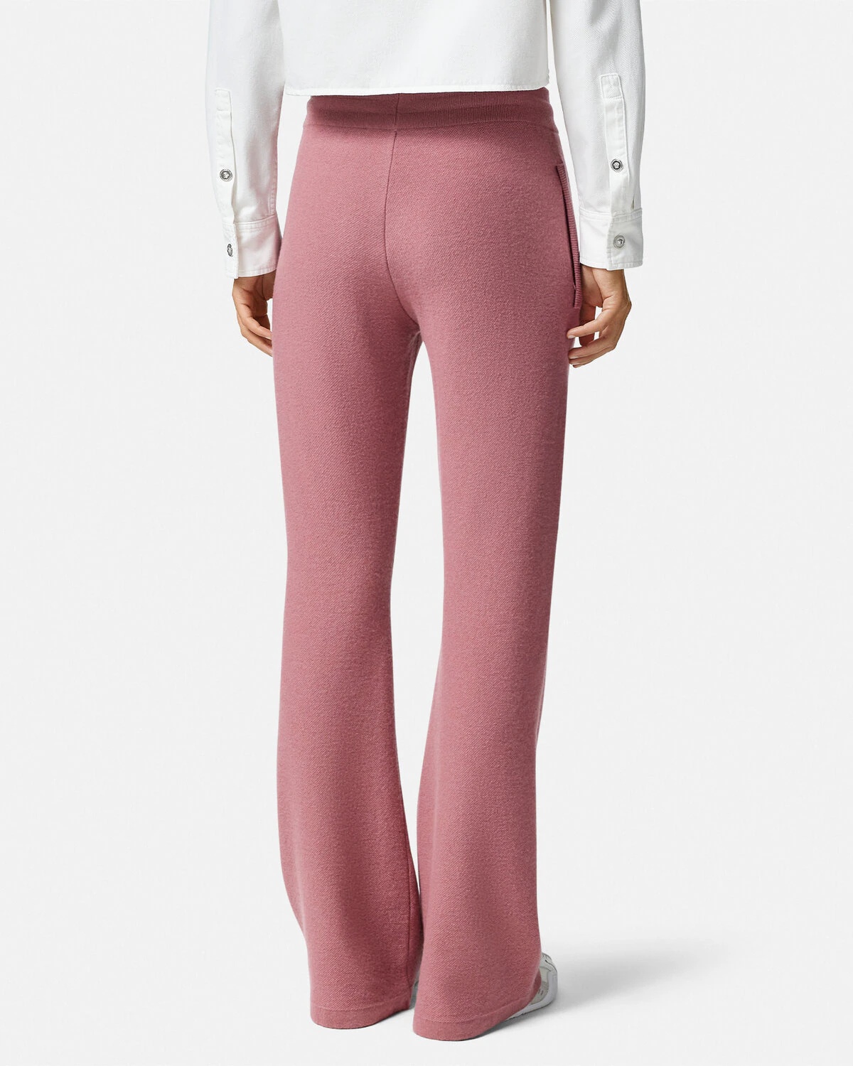 Wool-Blend Flared Towel Pants - 5
