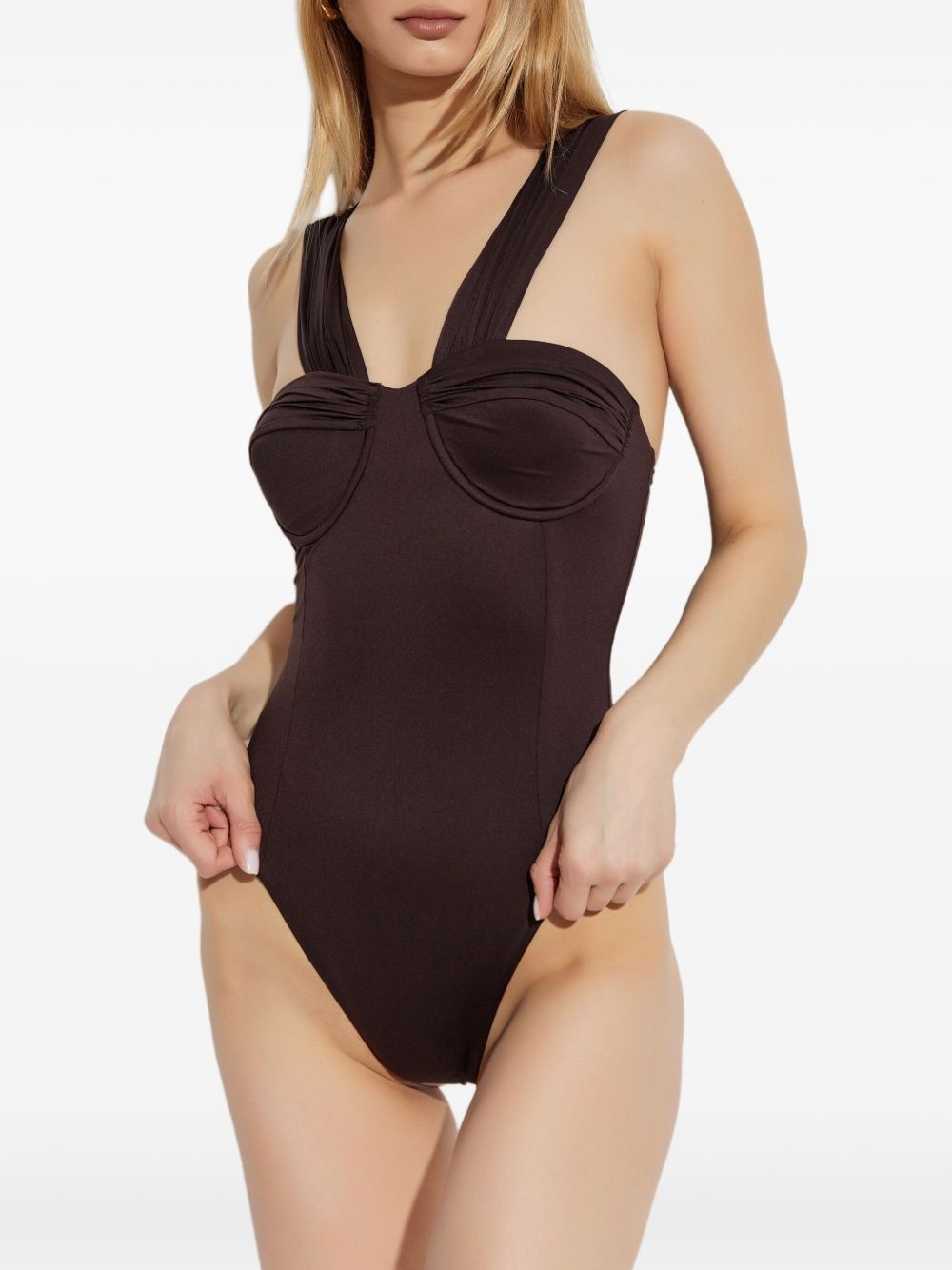 logo swimsuit - 2