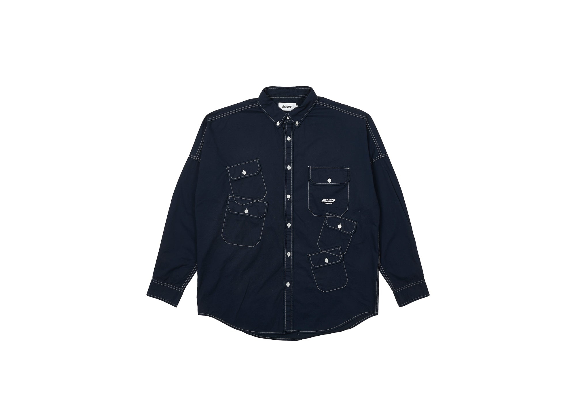 MULTI POCKET SHIRT NAVY - 1