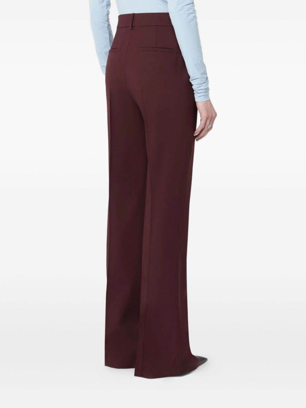 flared tailored trousers - 3