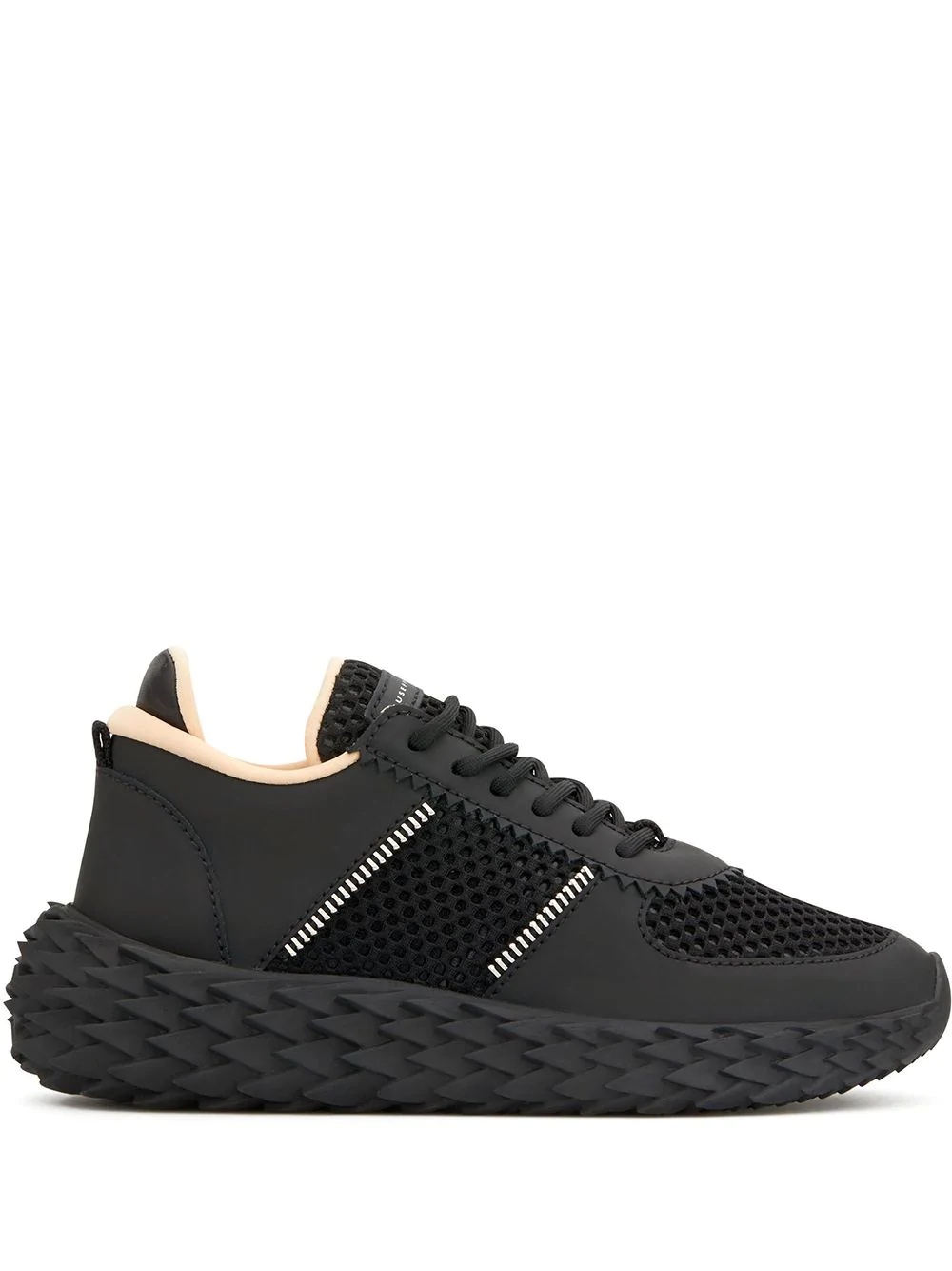 Urchin mesh panelled sneakers - 1