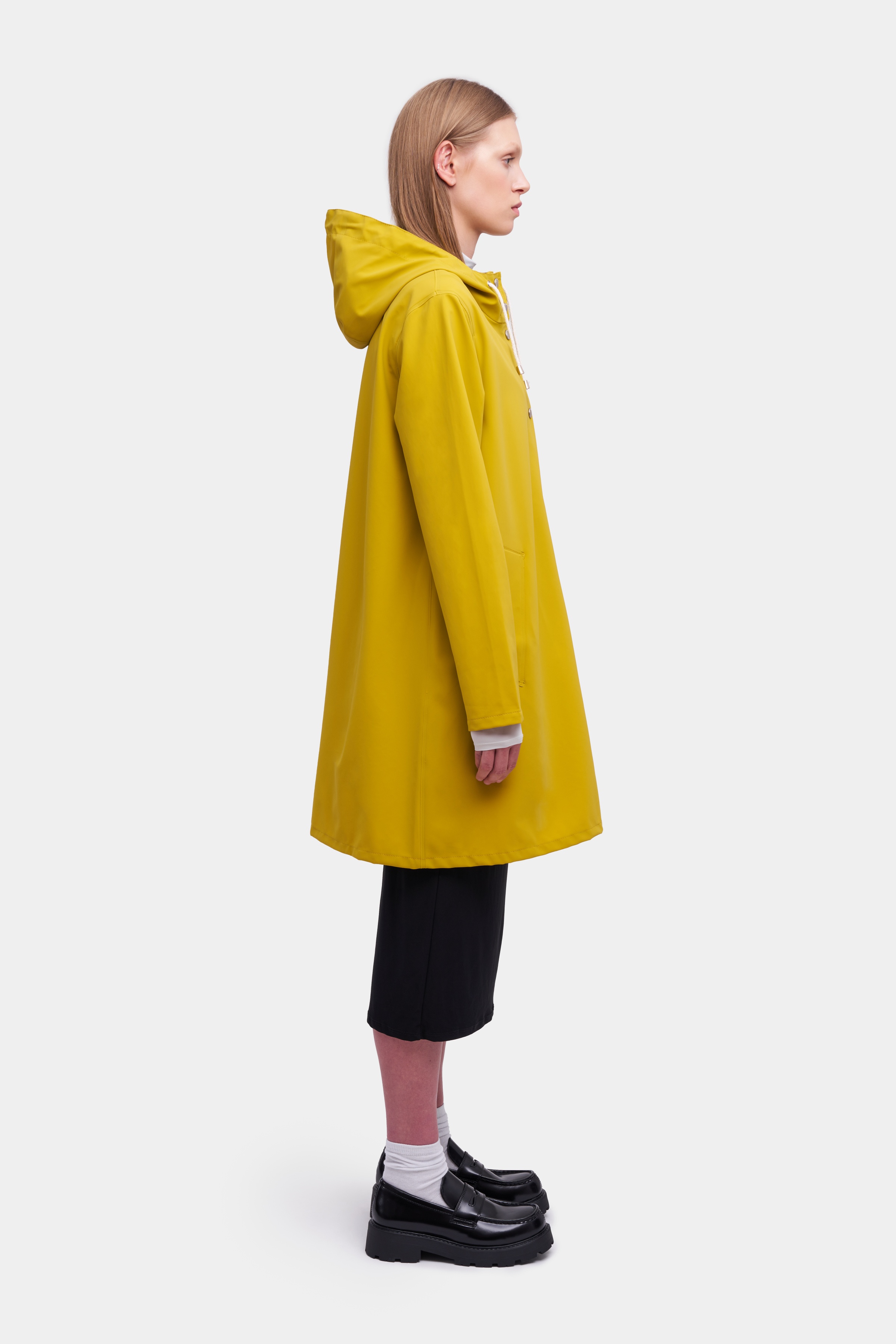 Mosebacke Lightweight Matte Raincoat Gold - 3