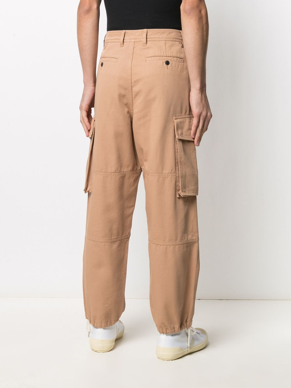 high waist cargo trousers - 4