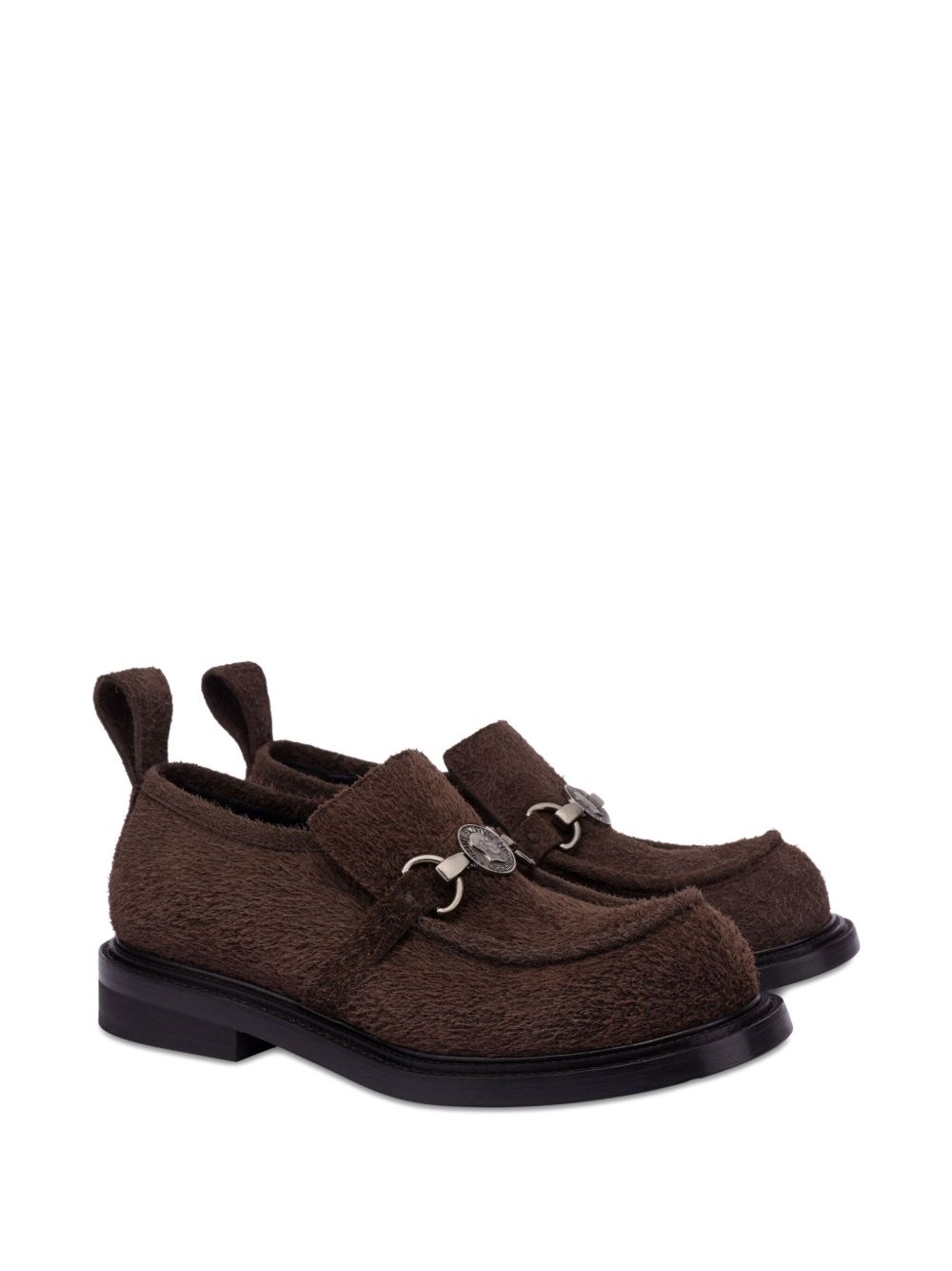 calf-hair slip-on loafers - 2
