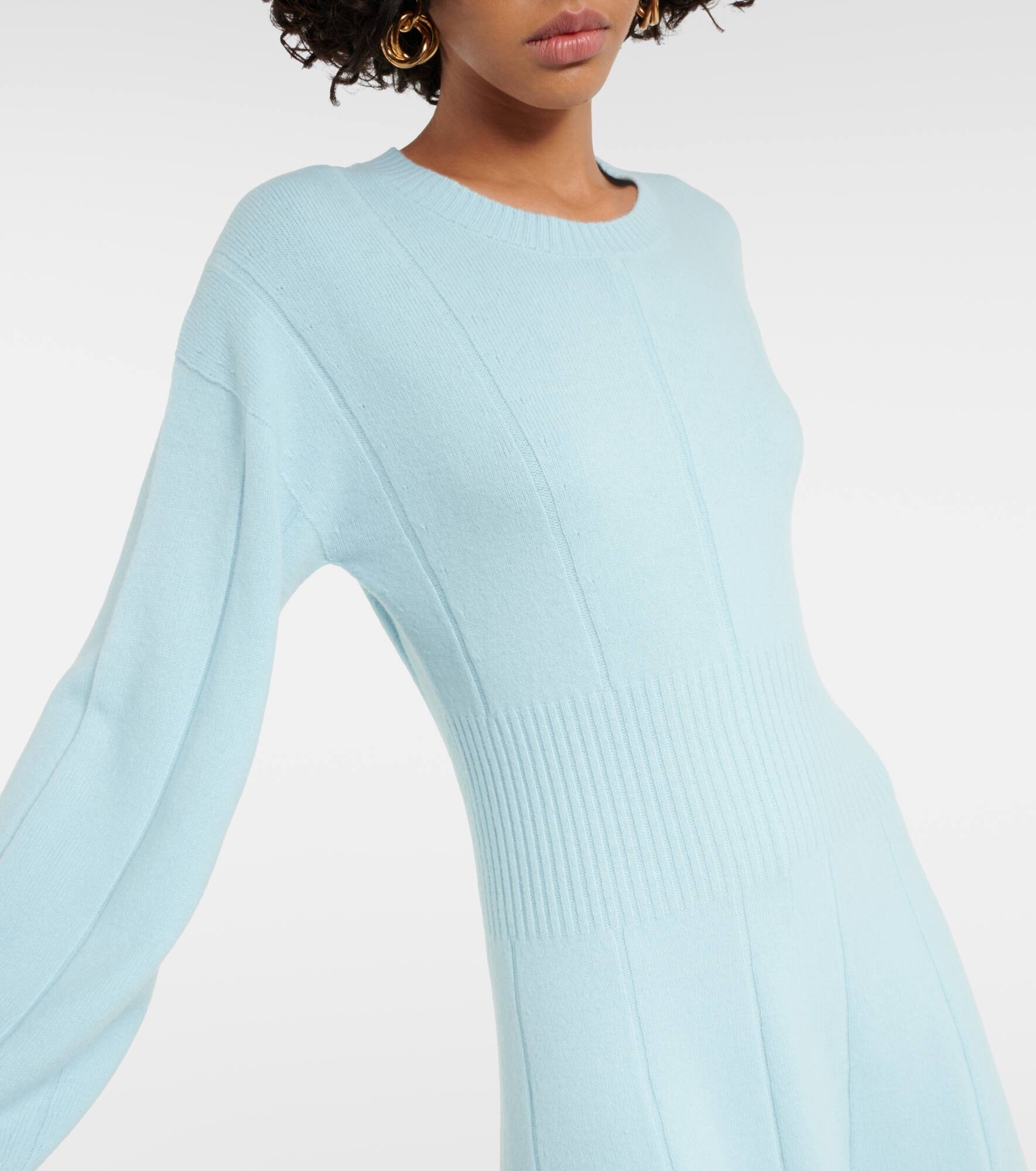 Wool-blend sweater dress - 4
