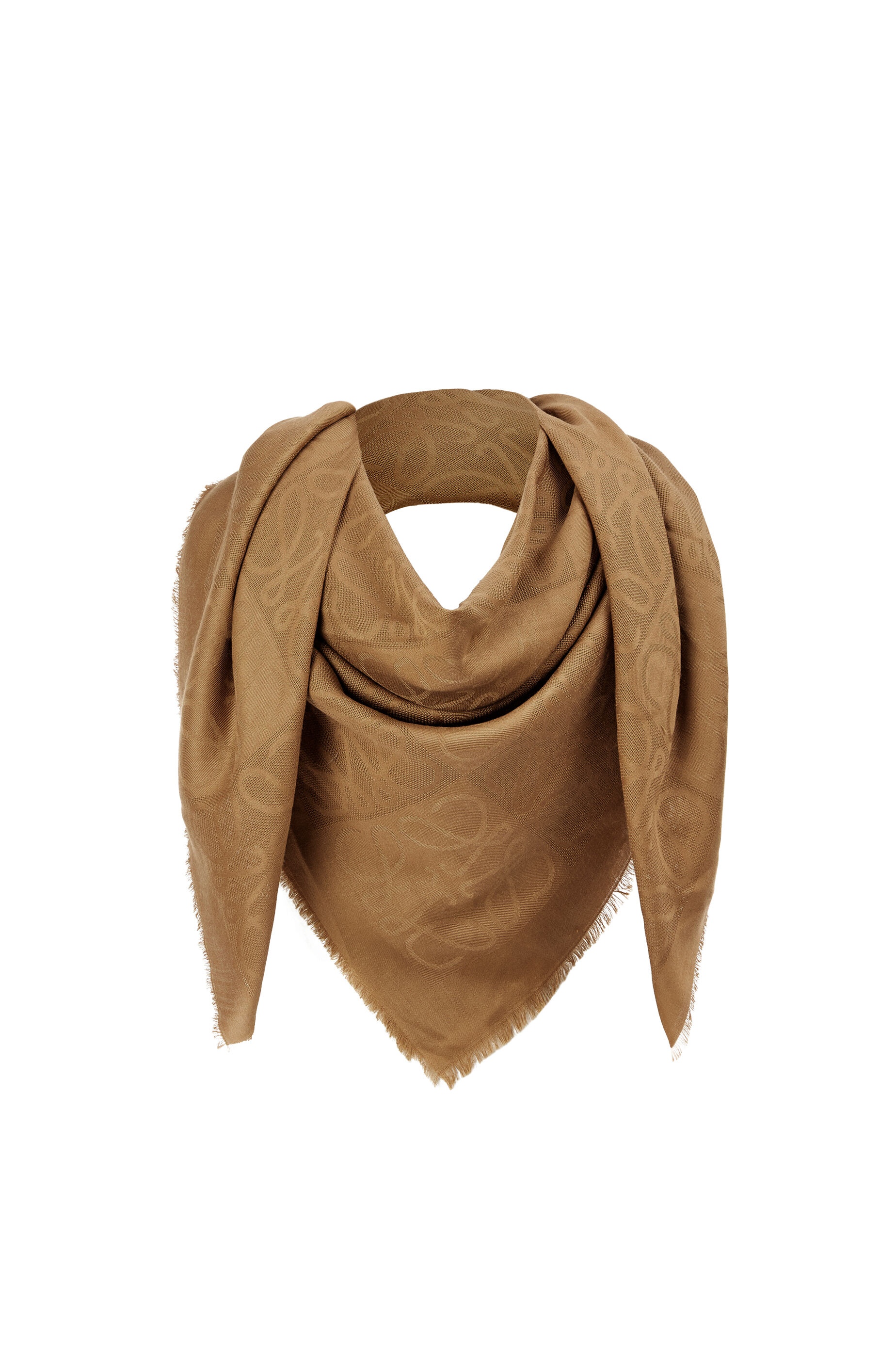 Damero scarf in wool, silk and cashmere - 2