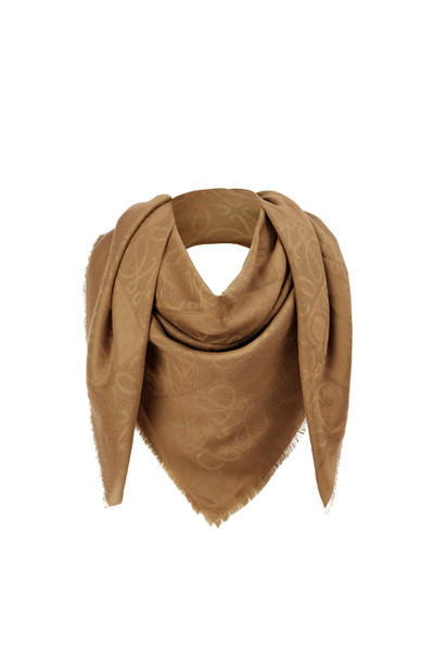 Loewe Damero scarf in wool, silk and cashmere outlook