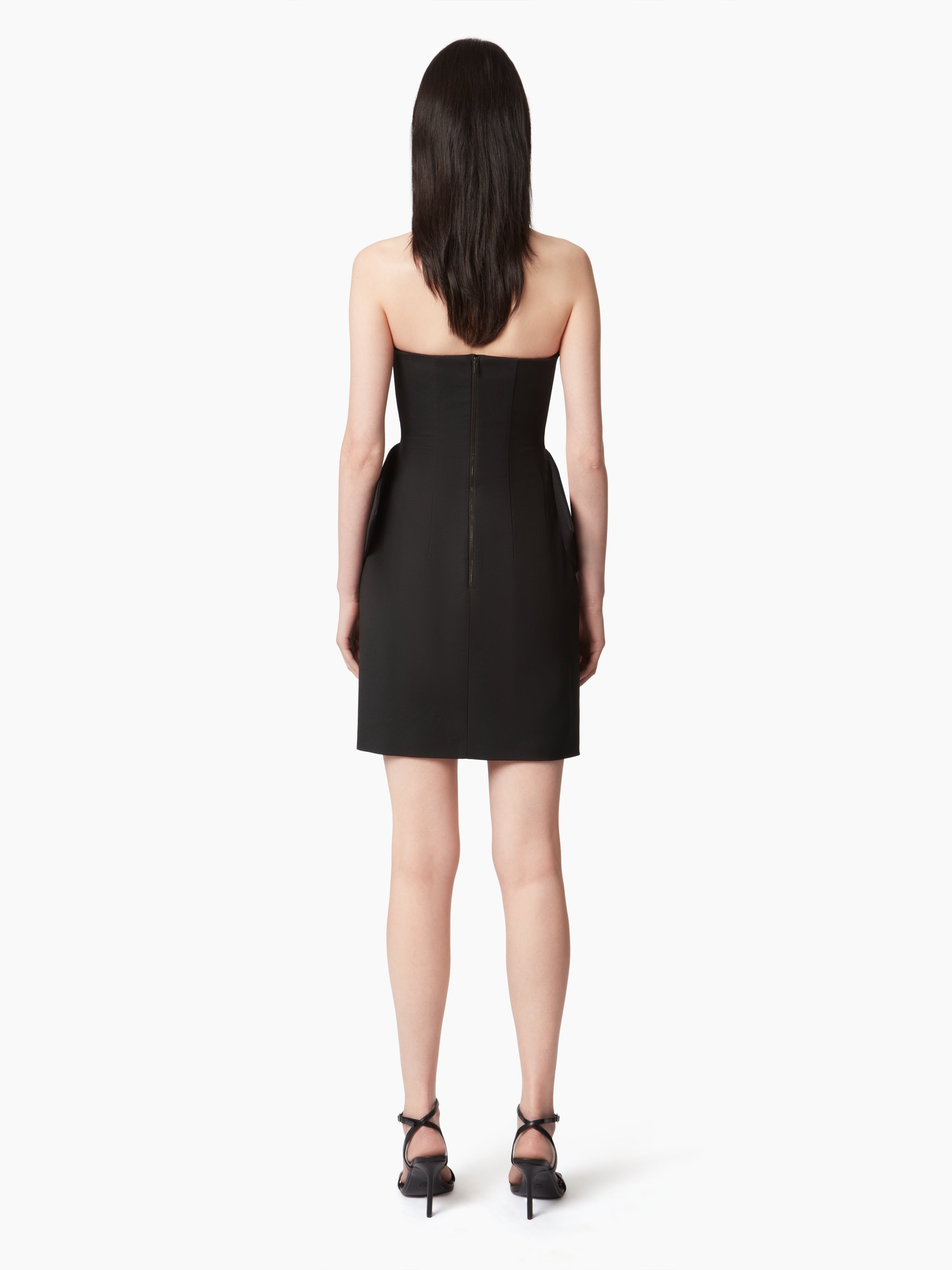 BUSTIER MINI-DRESS WITH PEPLUM - 4