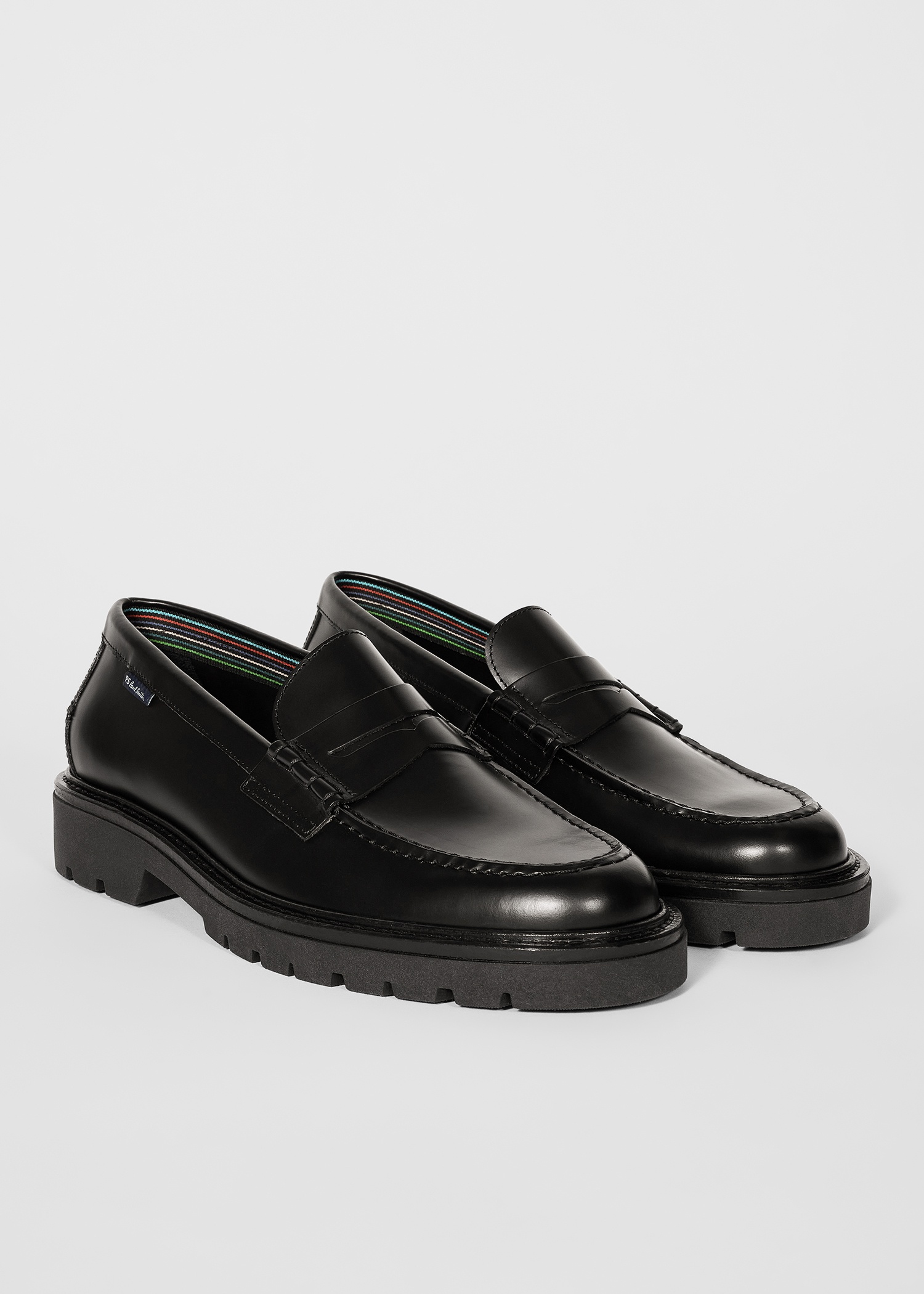 Black Leather 'Bolzano' Loafers - 2