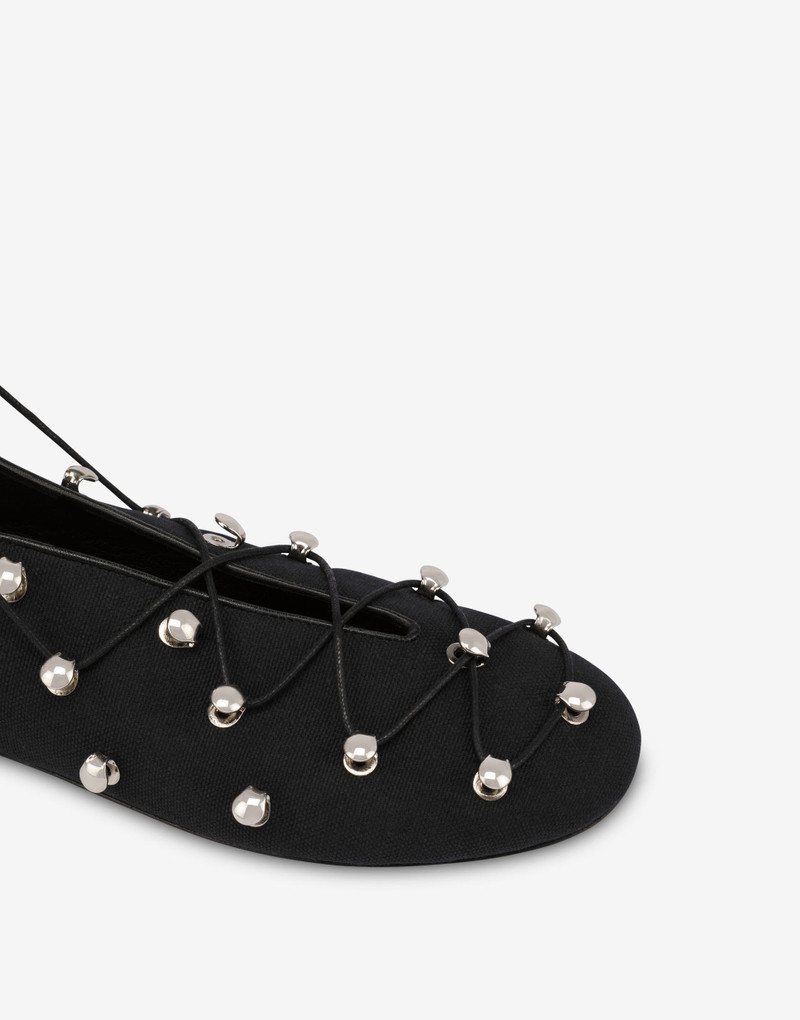 TREKKING CANVAS HOOKED BALLERINAS 3