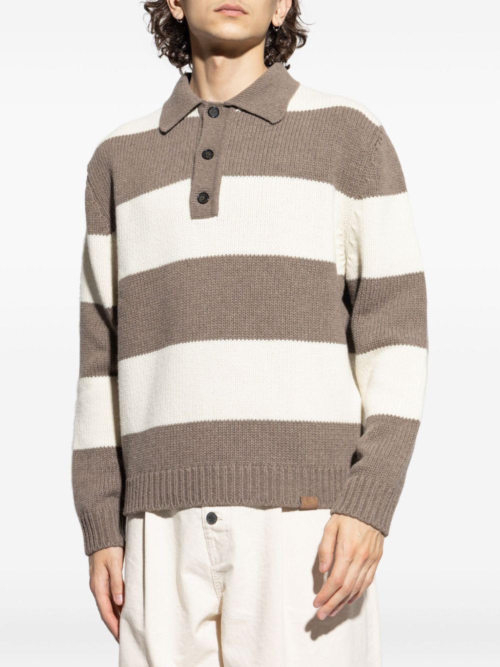 striped sweater - 3