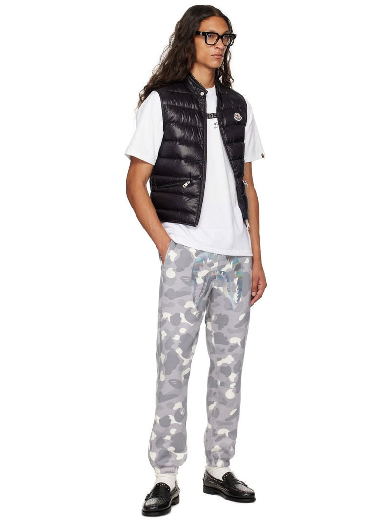 A BATHING APE® Gray City Camo Shark Sweatpants outlook