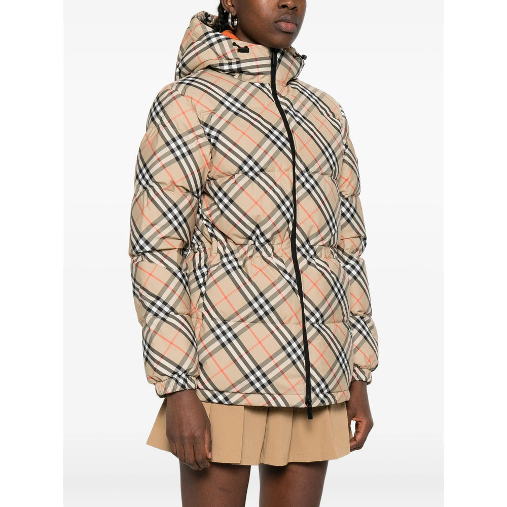 Burberry Neutrals Jackets - Puffer Jackets Women - 2