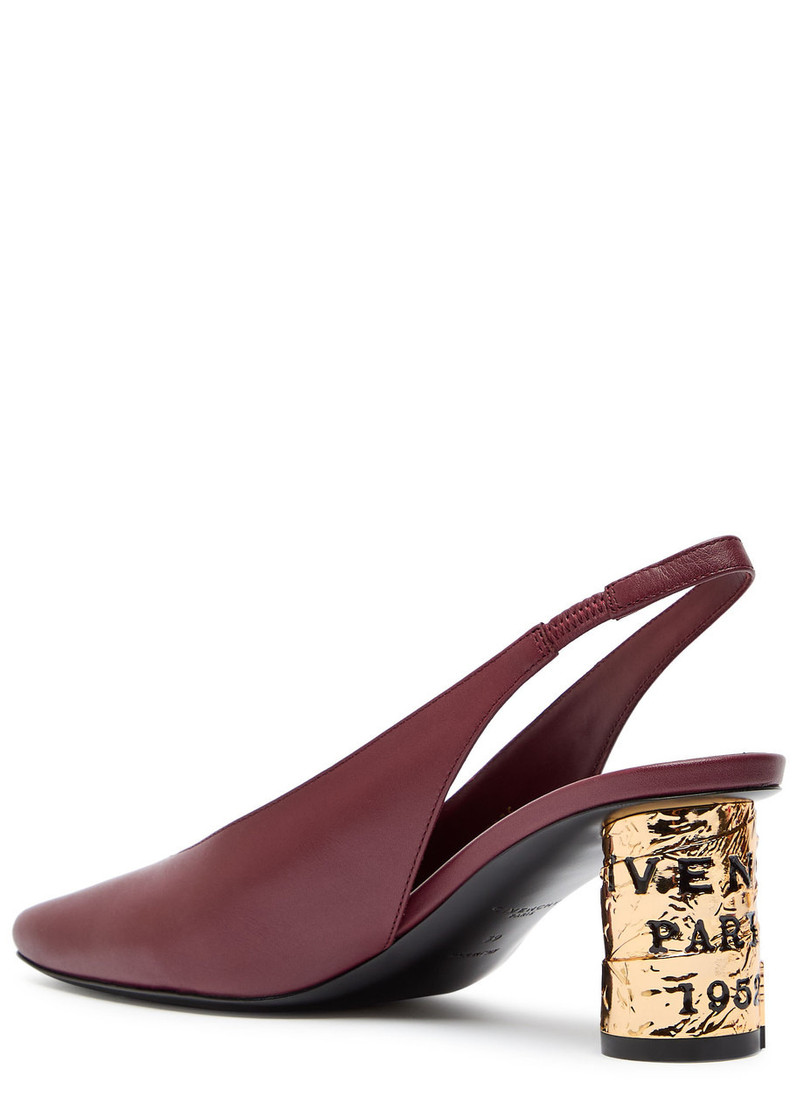 Givenchy Givenchy Tape-effect Slingback Leather Pumps outlook