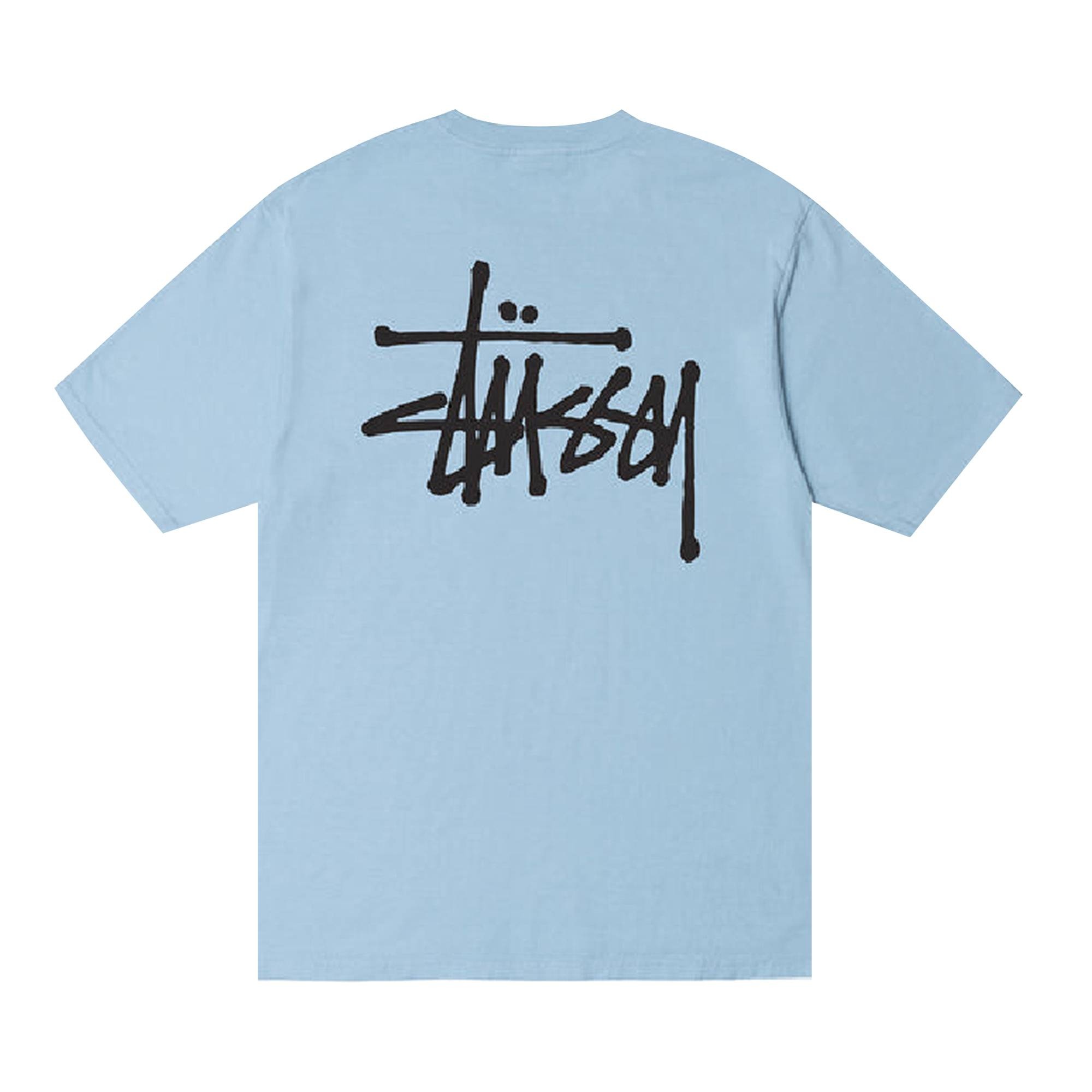 Stussy Basic Pigment Dyed Tee 'Sky Blue' - 2