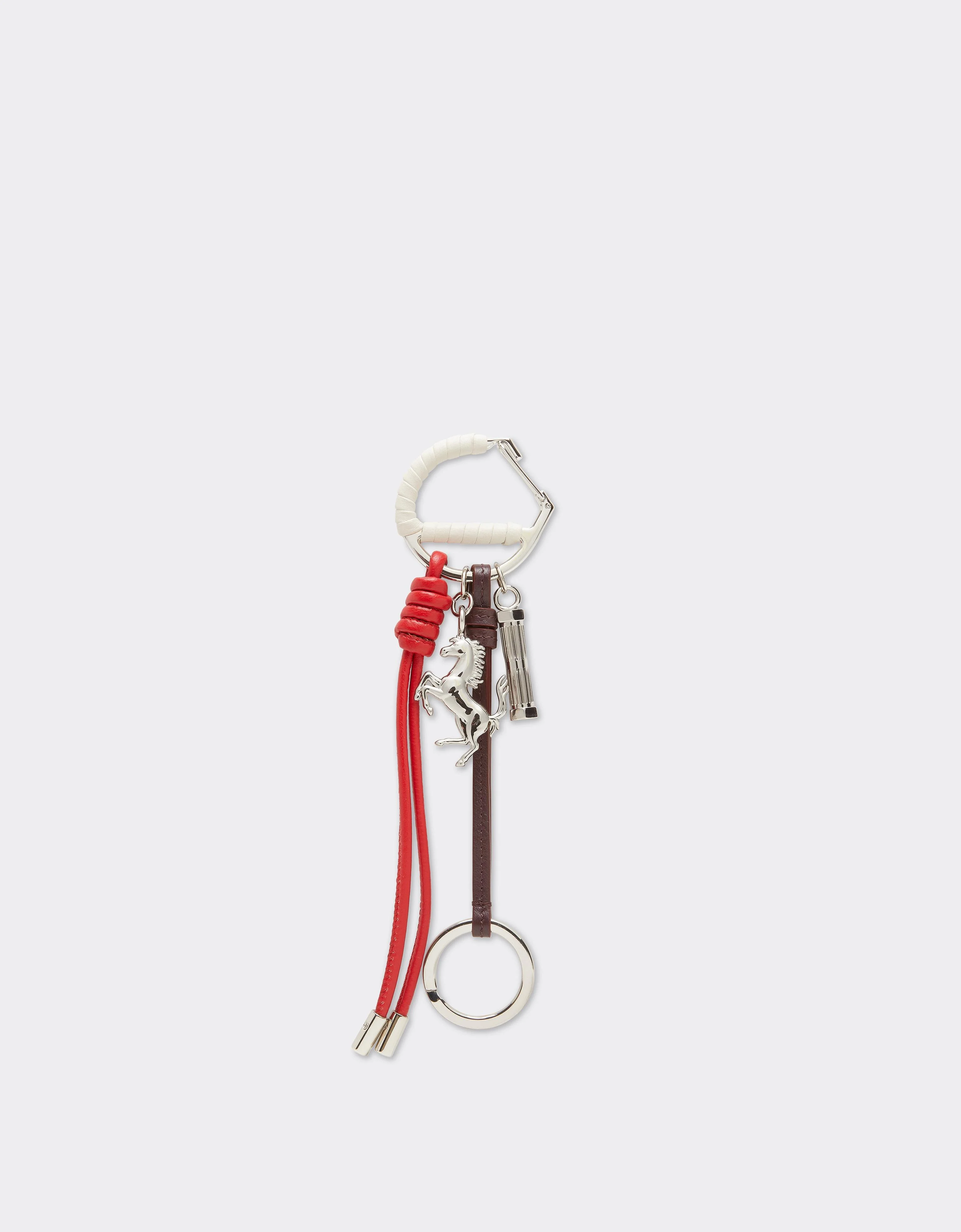 Keyring with Prancing Horse and Lanyard - 1