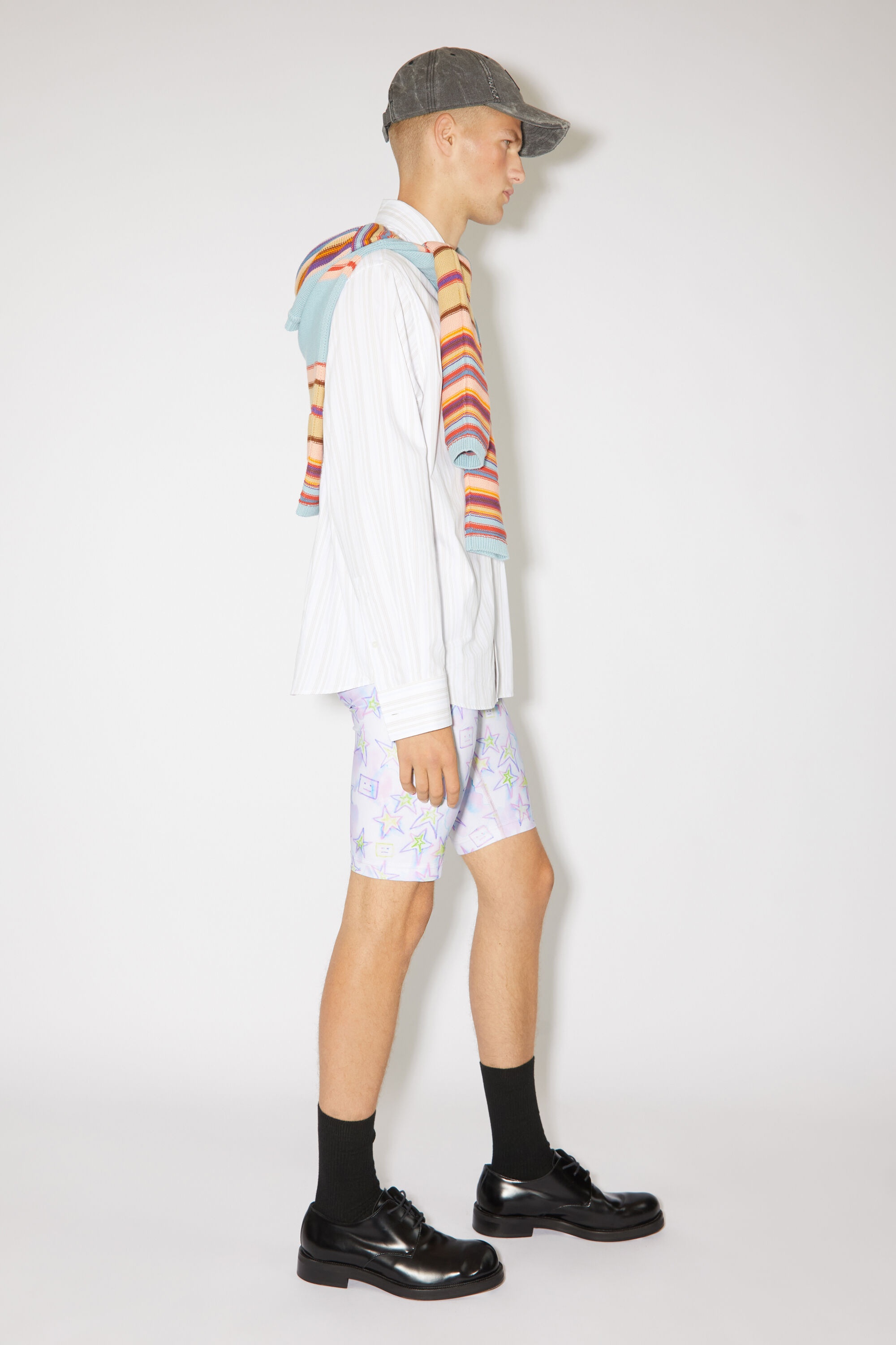 Printed shorts - Pale pink/multi - 4