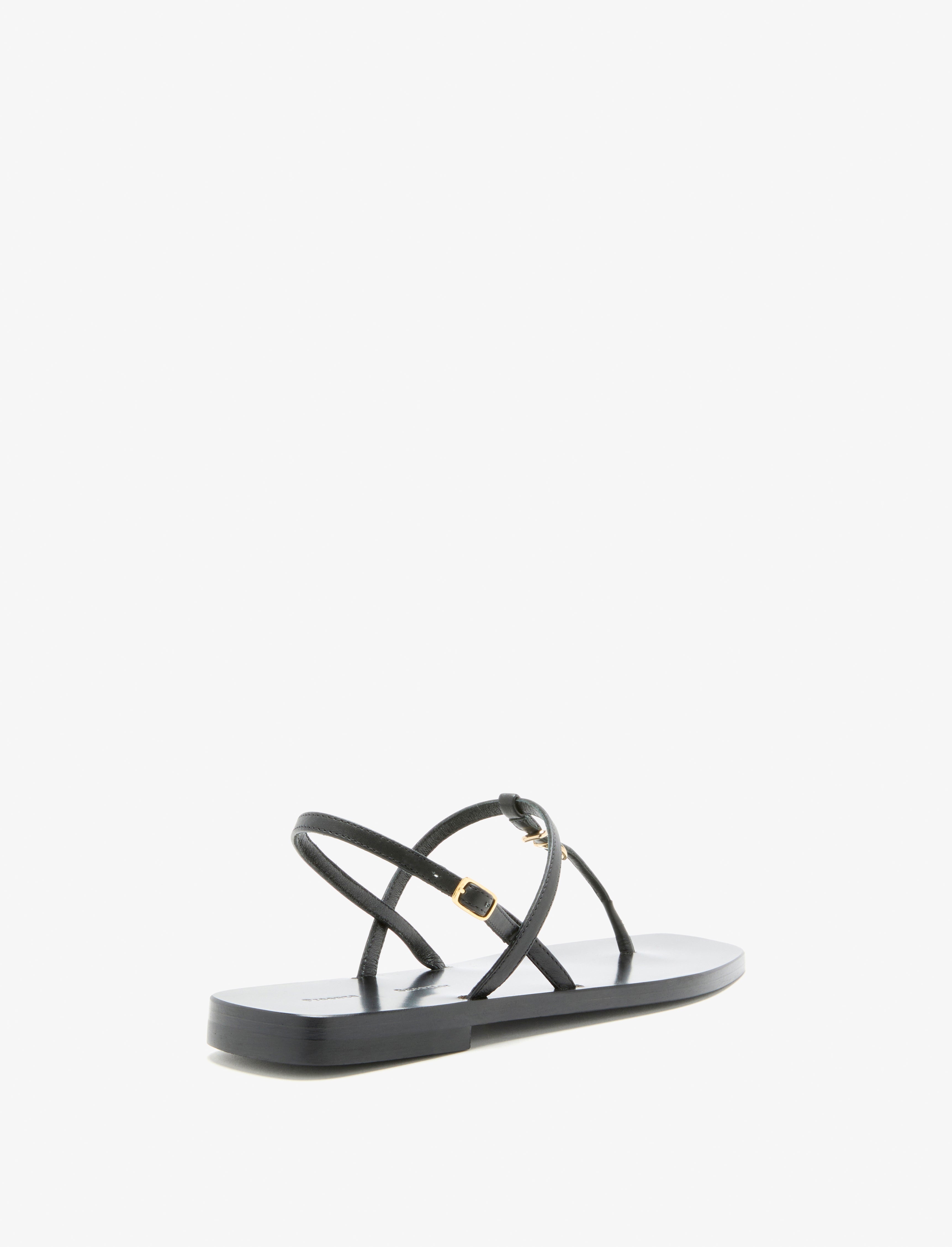 Monogram T Strap Sandals - 3