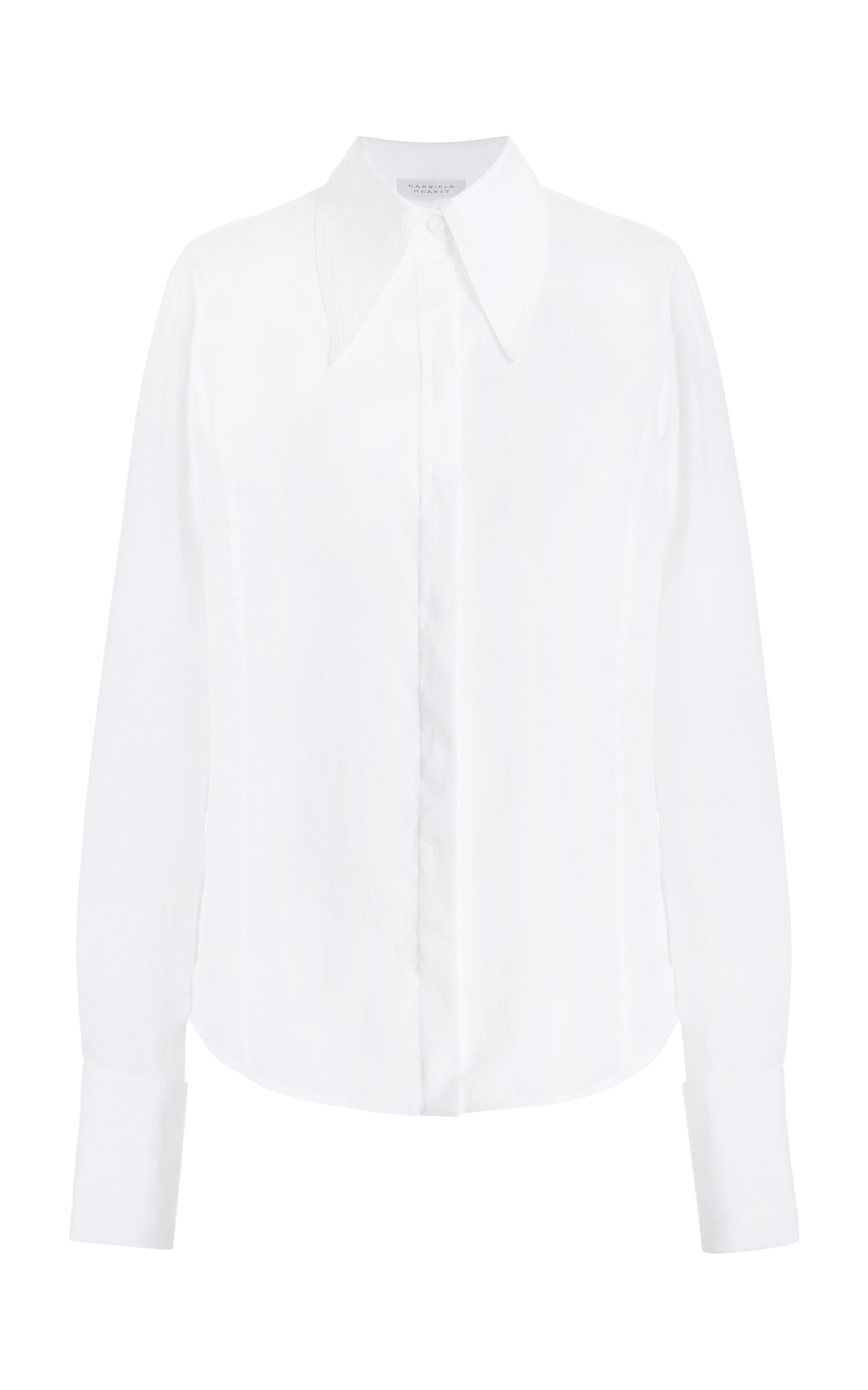 Albruna Shirt in Aloe Linen - 1