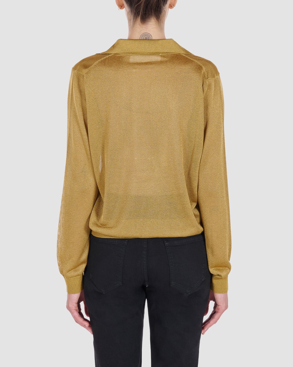BUTTERFLY POLO SWEATER - 5