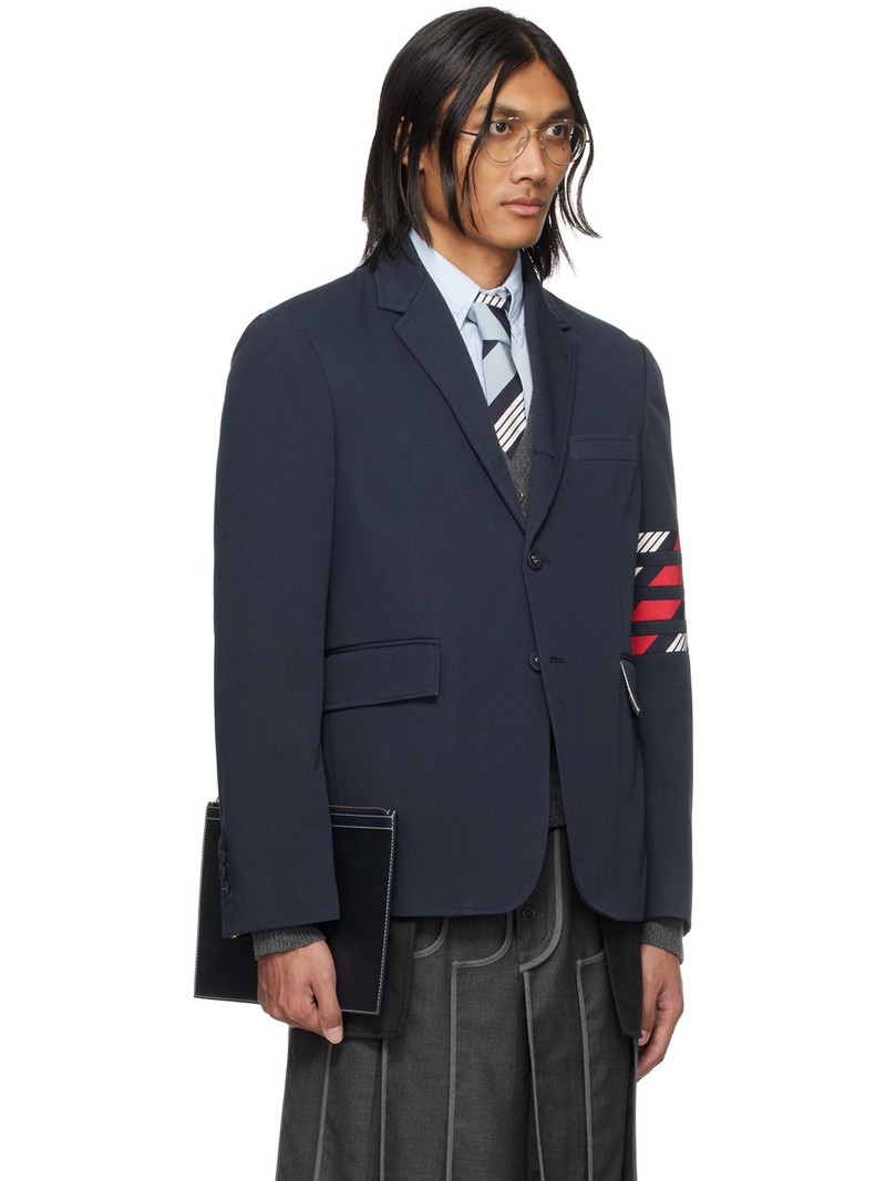 Navy 4-Bar Unconstructed Classic Blazer 2