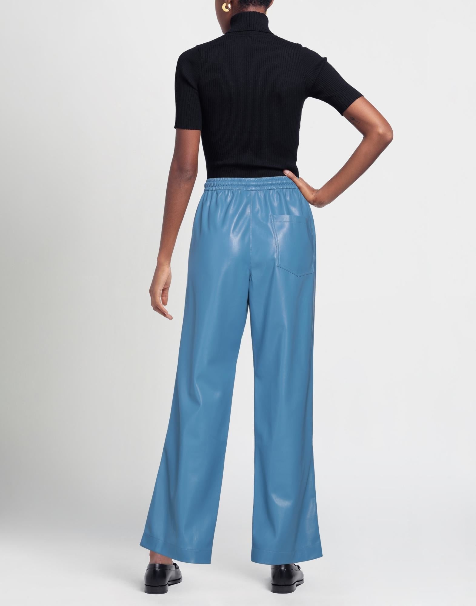 Pastel blue Women's Casual Pants - 3