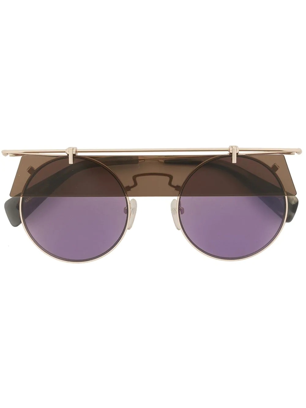 Eye Shade round-frame sunglasses - 1