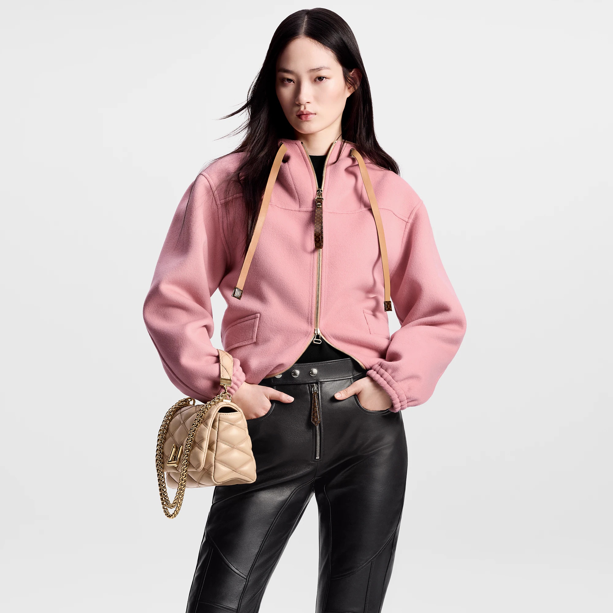 Hooded Double Face Coat - 5