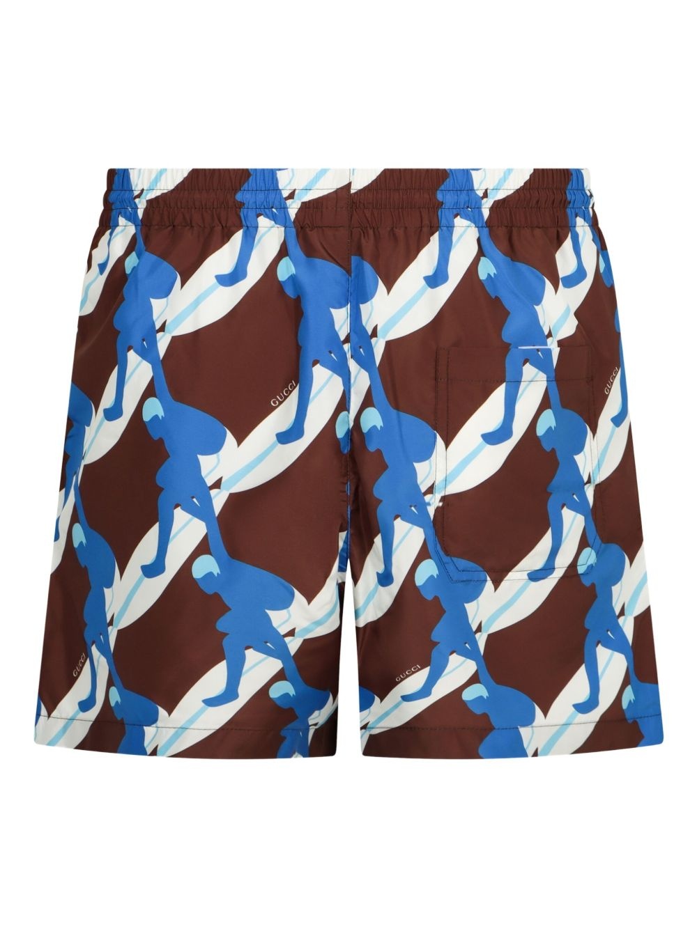 printed swim shorts - 2