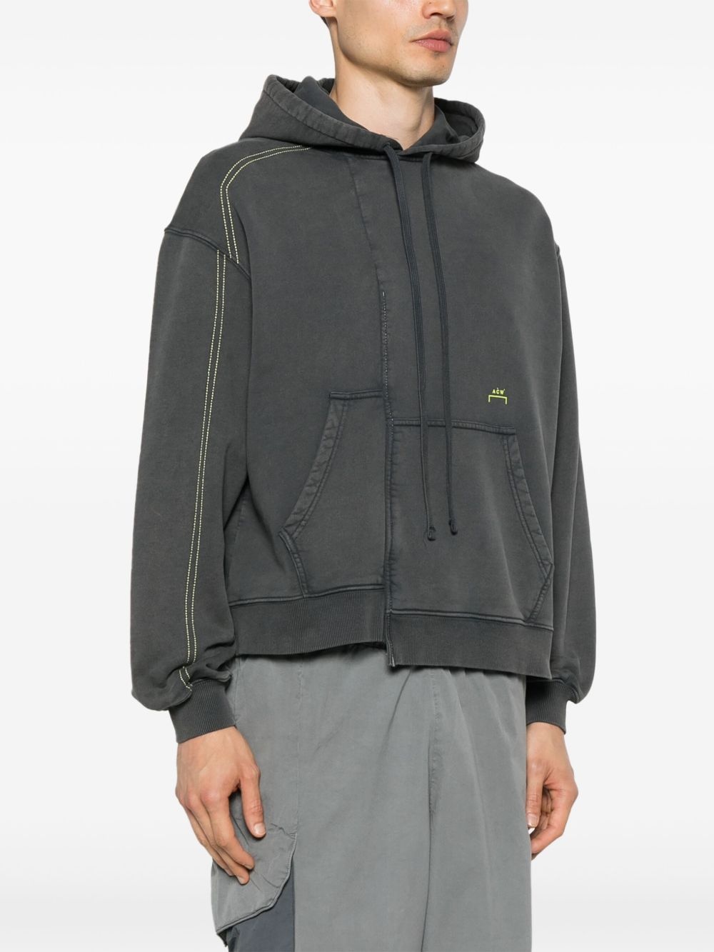 logo-detail hoodie - 3
