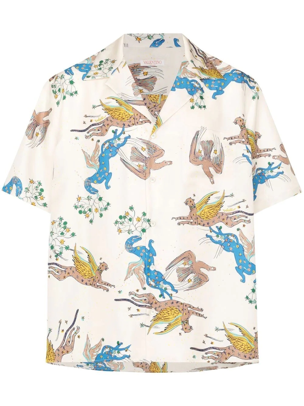 printed short-sleeve shirt - 1