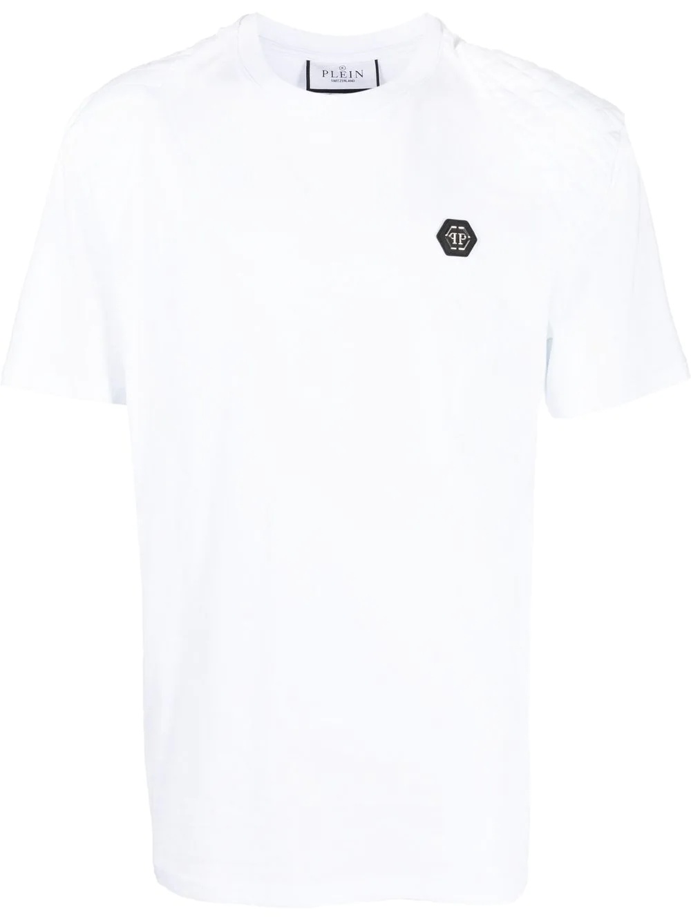 embroidered-logo cotton T-shirt - 1