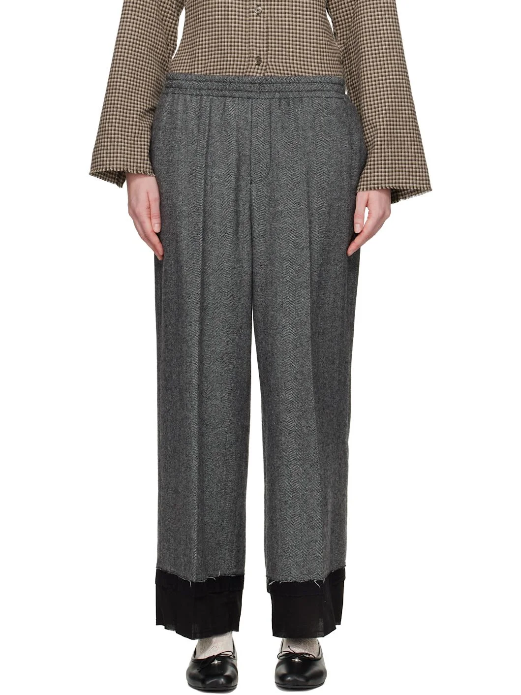 Gray UP2E1507 Trousers - 1
