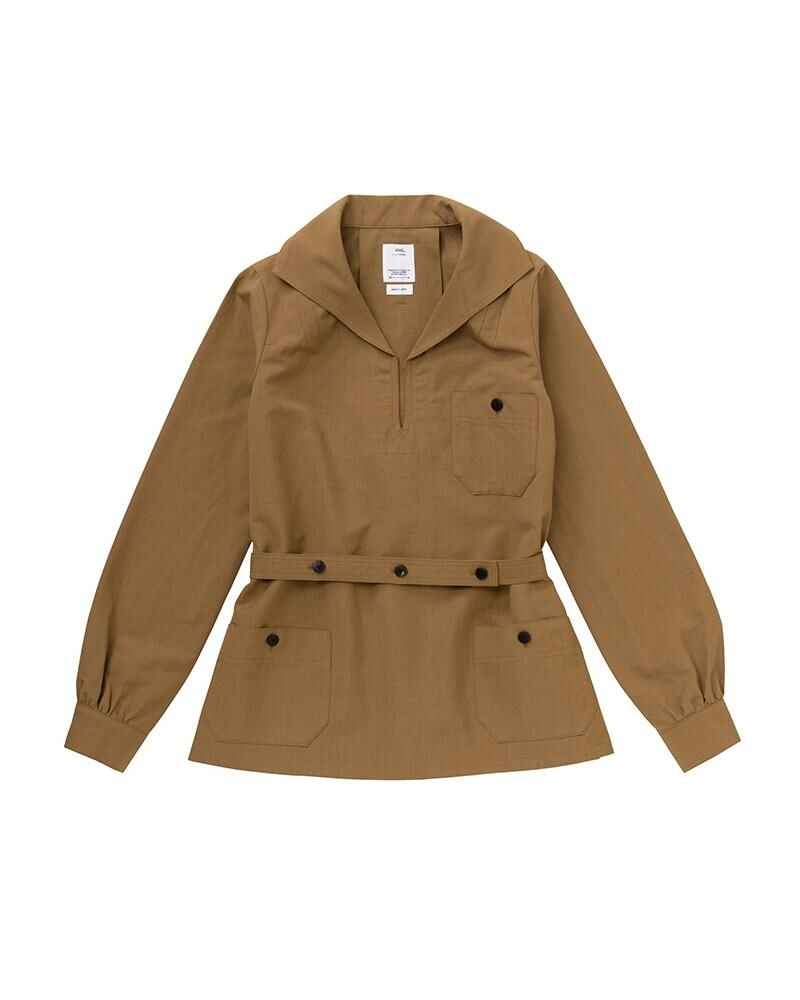 CAMP SHIRT L/S BROWN - 1