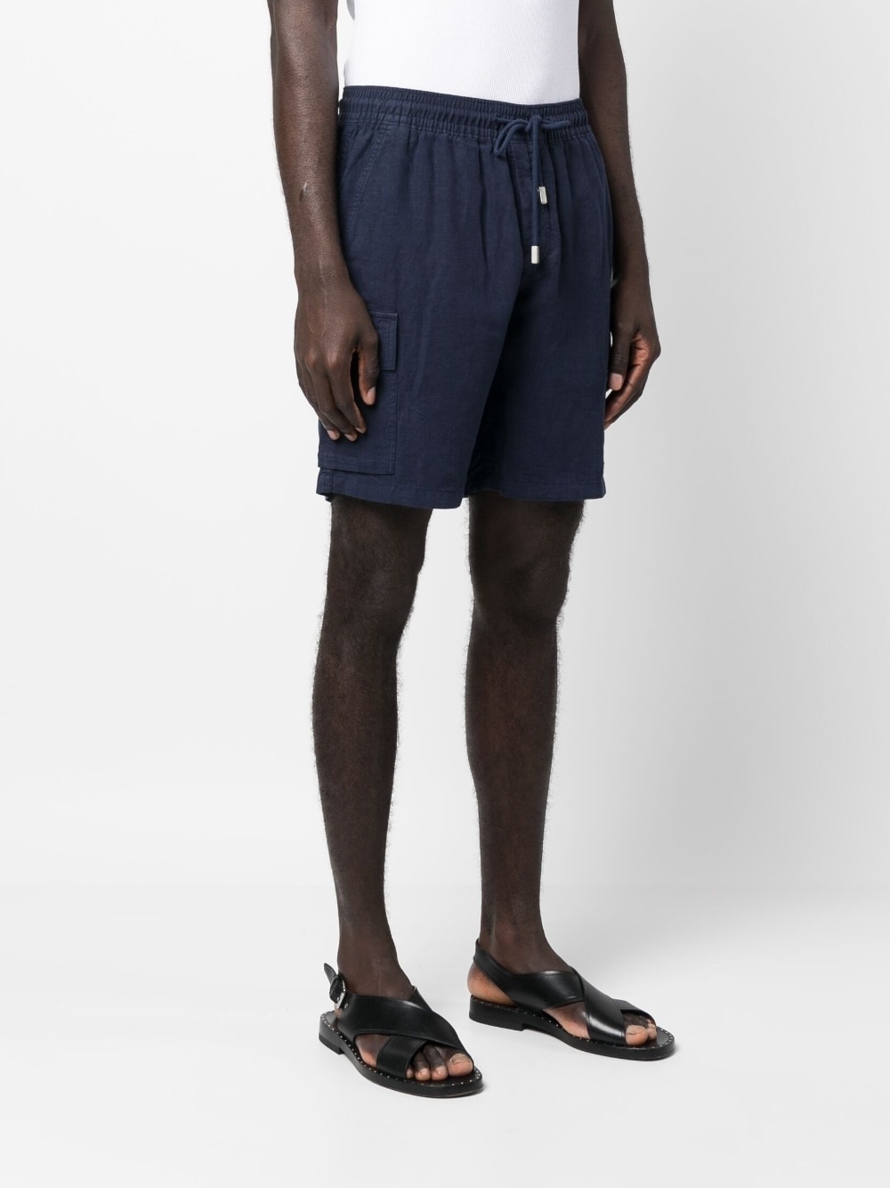 linen bermuda shorts - 3