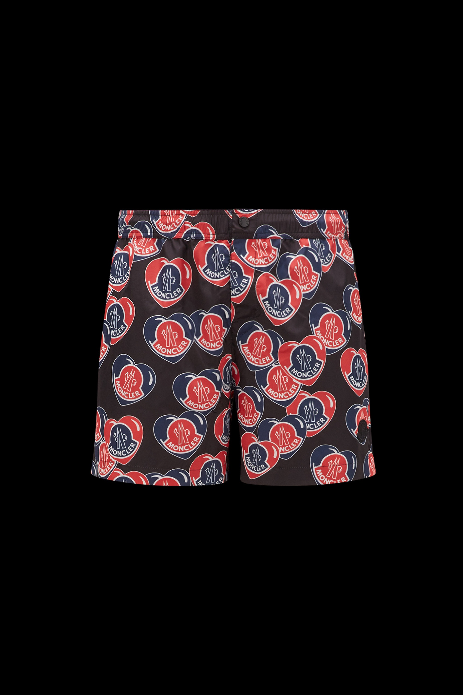 Moncoeur Print Swim Shorts - 1