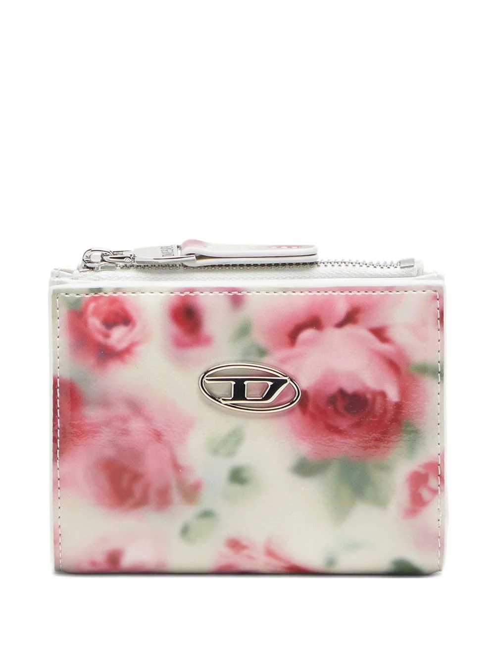 floral-print zip-fastening wallet - 1