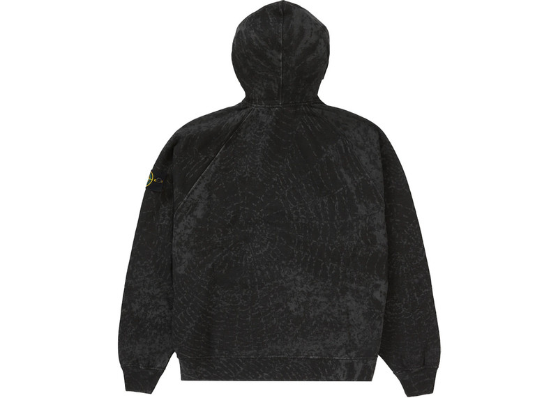 Supreme Supreme Stone Island Hooded Sweatshirt (FW23) Black outlook