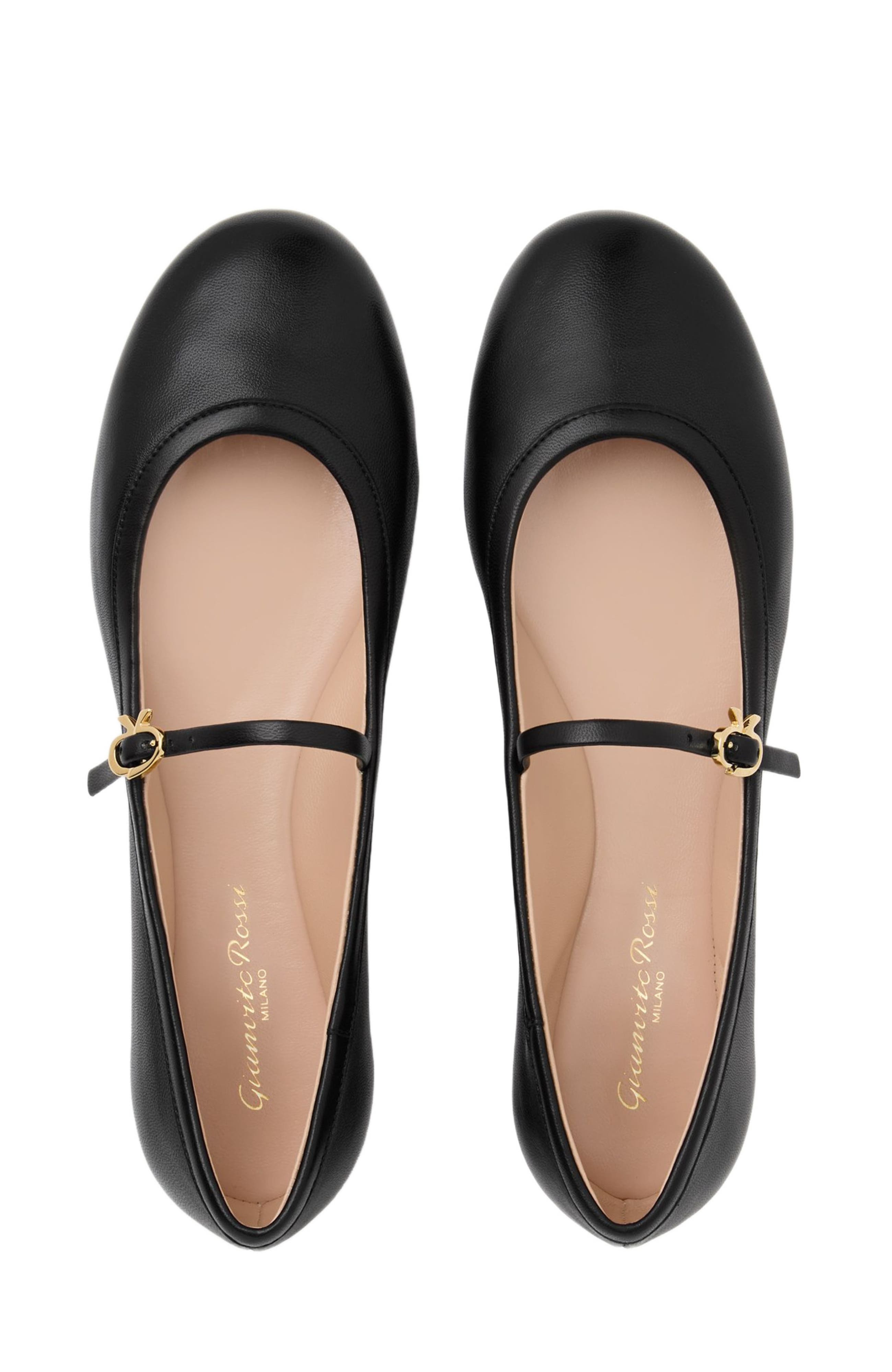 Gianvito Rossi Carla Ballerina in Black at Nordstrom - 3