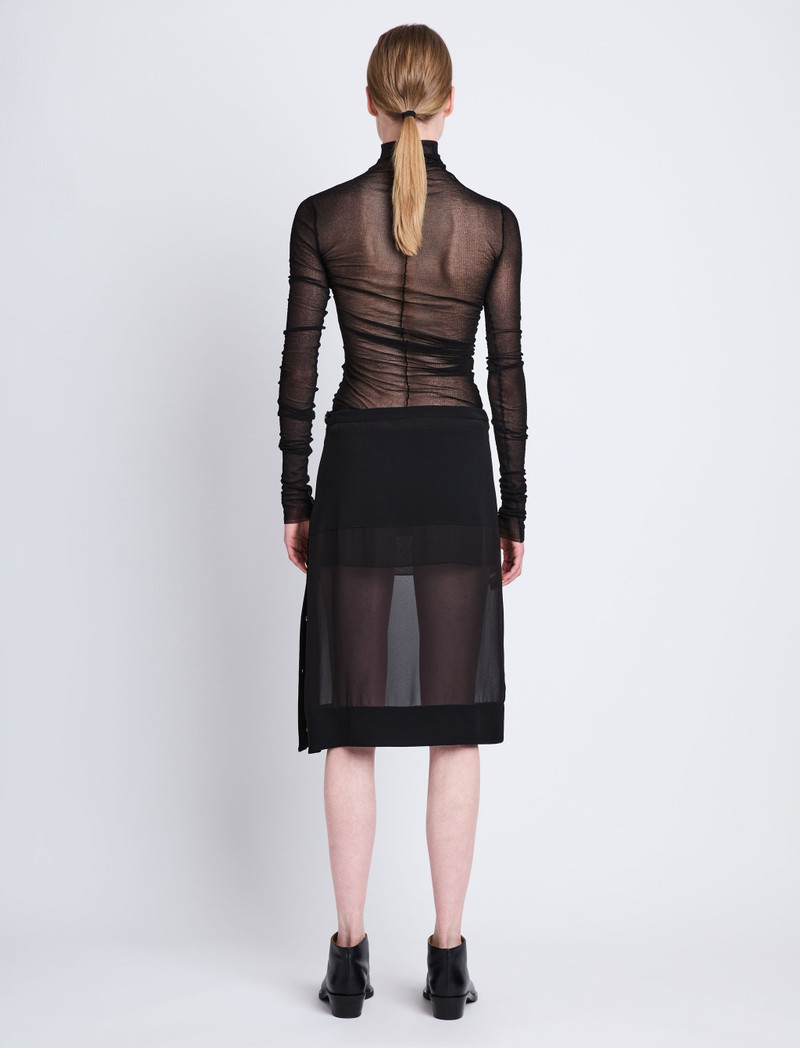 Technical Chiffon Skirt 4
