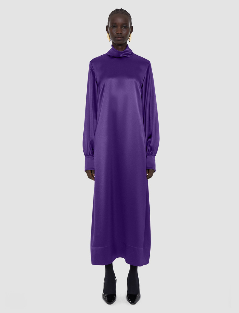 JOSEPH Cels Double Satin Dress outlook