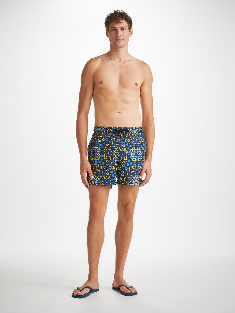 Men's Short Swim Shorts Tropez 15 Navy - 3