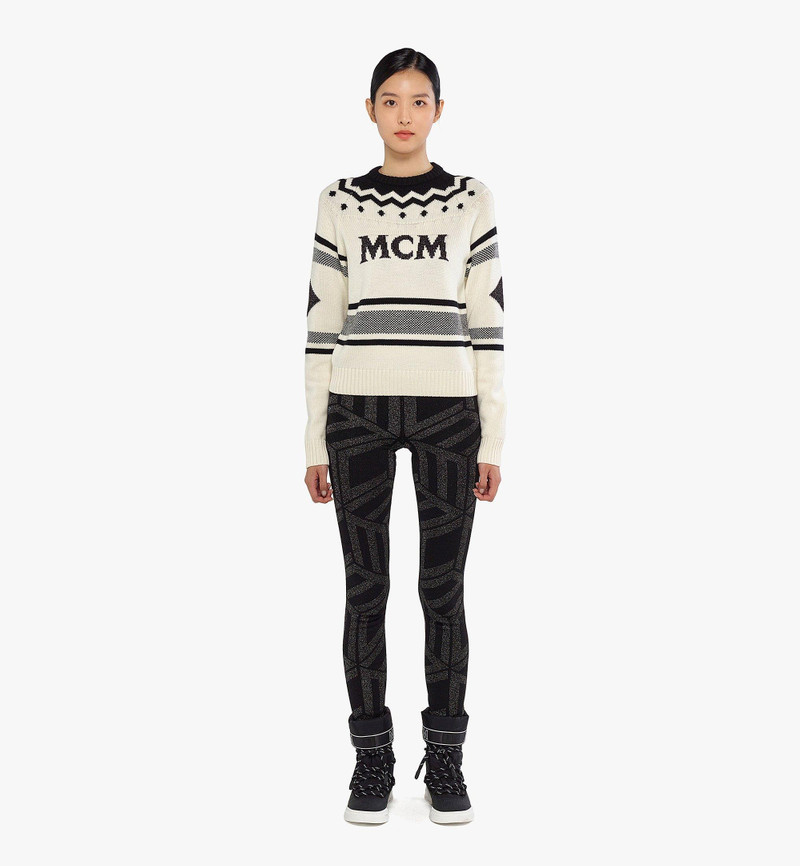 MCM Women’s Logo Sweater in Après Ski Wool outlook