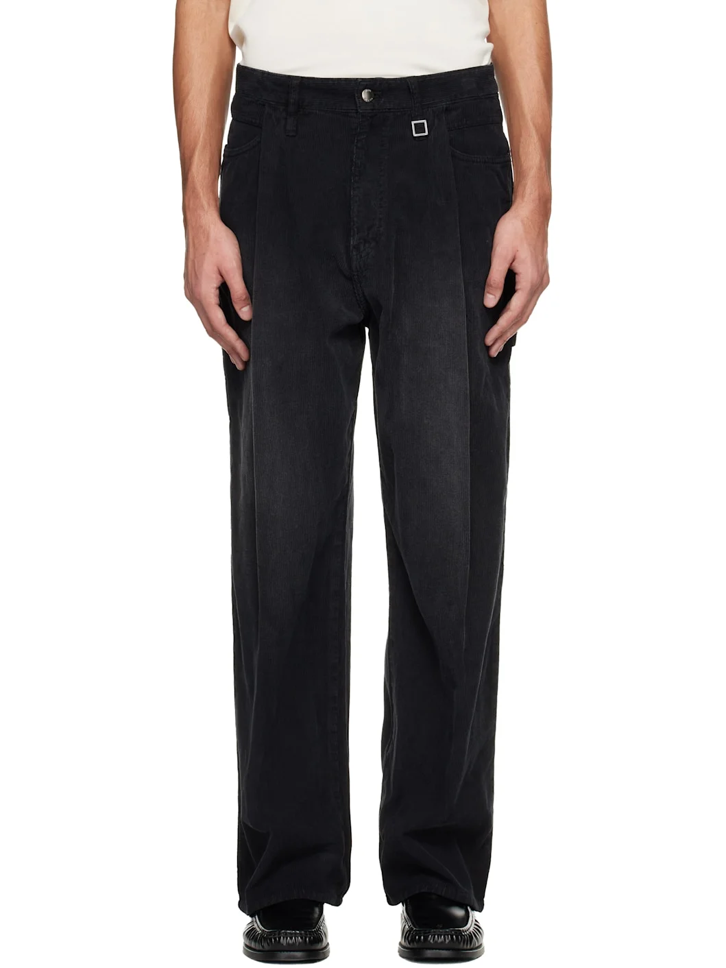 Black Corduroy Trousers - 1