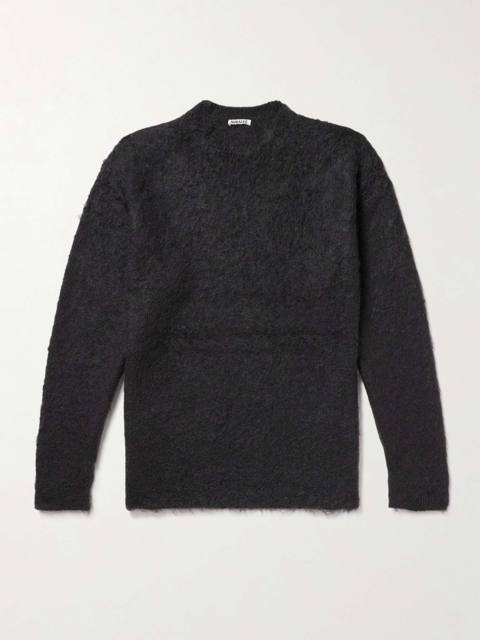 Oversized Brushed Mohair and Wool-Blend Sweater - 1