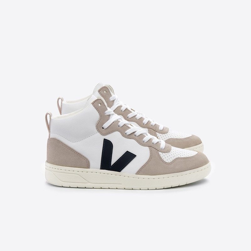 V-15 LEATHER WHITE NAUTICO SAHARA - 1