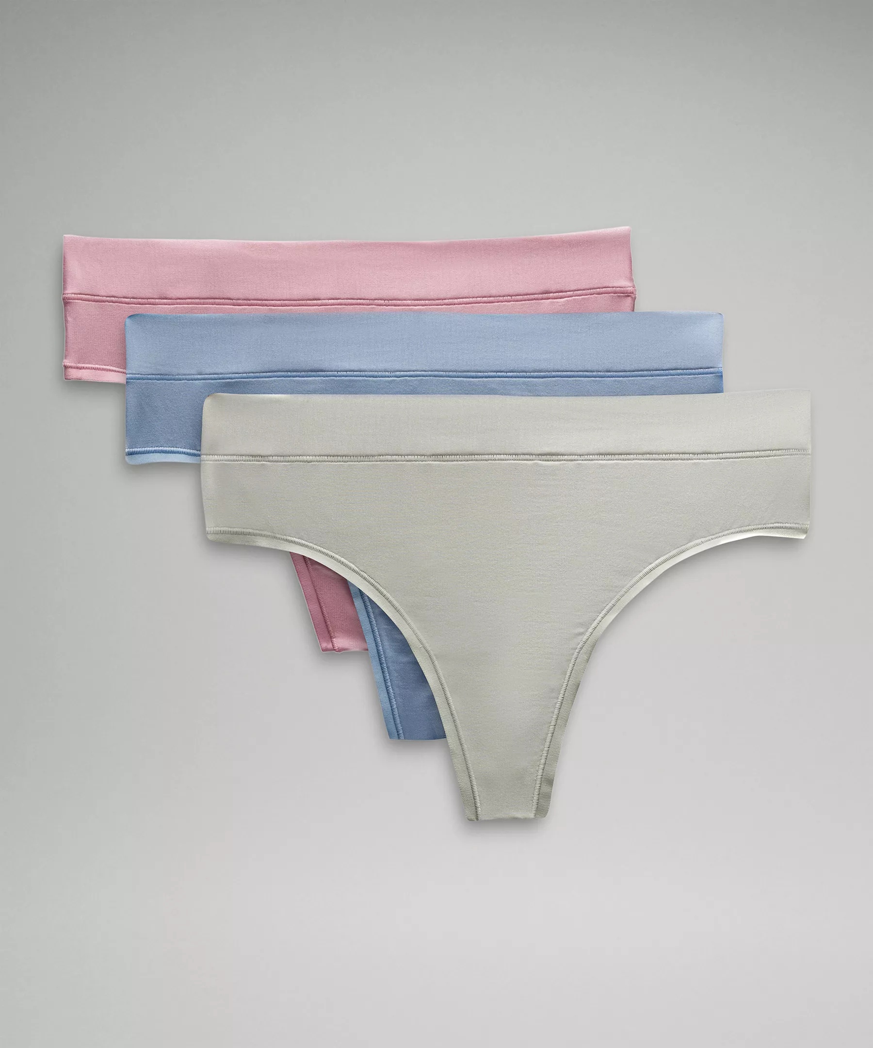 UnderEase High-Rise Thong Underwear *3 Pack - 1