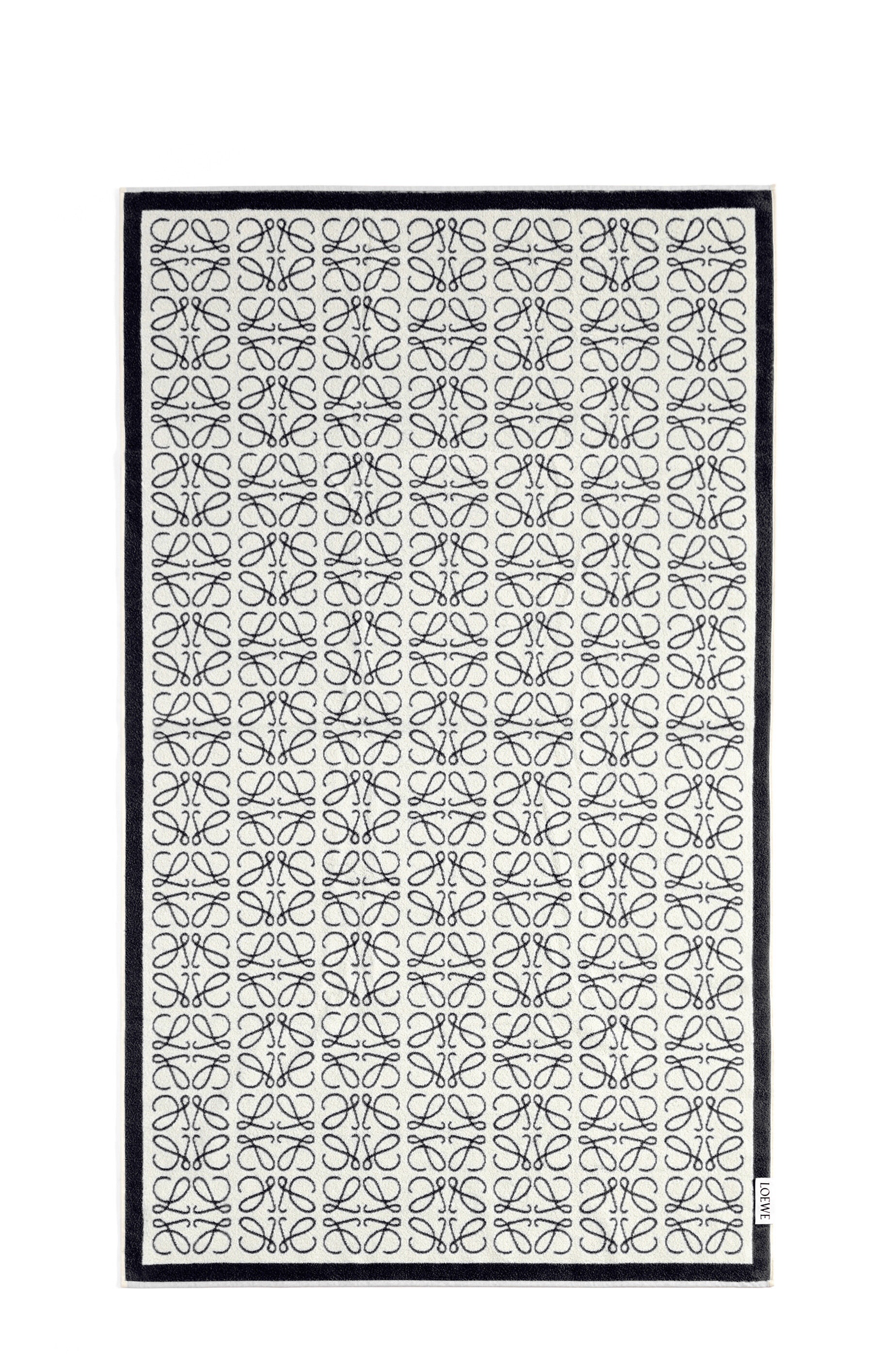 Loewe Anagram towel in cotton | REVERSIBLE